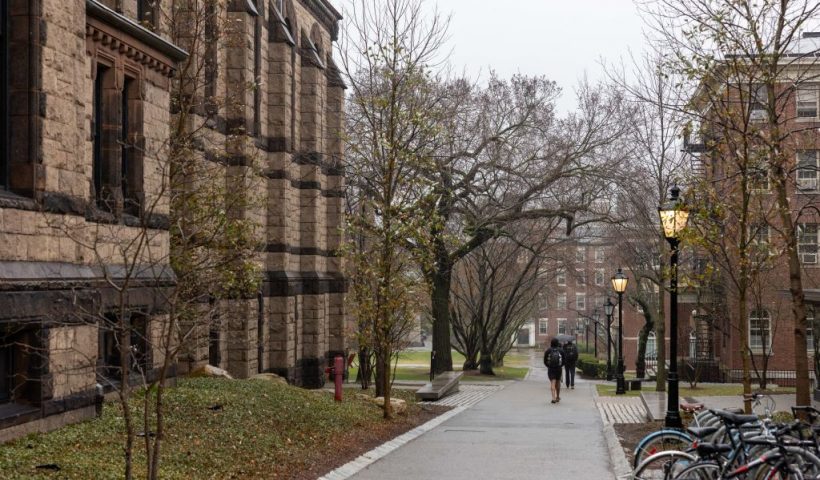 PROVIDENCE, RHODE ISLAND - MARCH 17: A walkway on Brown University's campus on March 17, 2025 in Providence, Rhode Island. Federal prosecutors on Monday said that they deported 34-year-old Rasha Alawieh after discovering alleged "sympathetic photos and videos" on her cellphone of prominent figures of Iran-backed Hezbollah. (Photo by Scott Eisen/Getty Images)