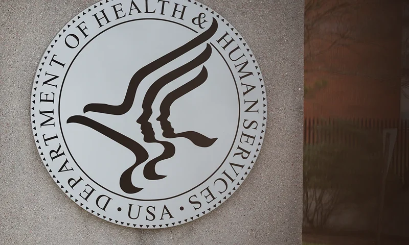 WOODLAWN, MARYLAND - MARCH 19: A sign in front of the Centers for Medicare & Medicaid Services building on March 19, 2025 in Woodlawn, Maryland. Elon Musk's Department of Government Efficiency (DOGE), is focusing on the Medicare and Medicaid payment infrastructure as a way to make cost-saving cuts in the system. (Photo by Kayla Bartkowski/Getty Images)