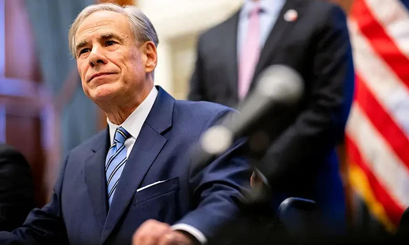 Gov. Greg Abbott speaks during a bill signing in the State Capitol on April 23, 2025 in Austin, Texas. (Photo by Brandon Bell/Getty Images)