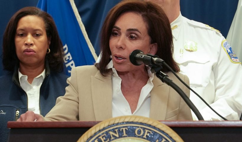 WASHINGTON, DC - NOVEMBER 27: US Attorney for the District of Columbia Jeanine Pirro speaks to the press as D.C. Mayor Muriel Bowser (L), looks on during a conference regarding the shooting of two West Virginia National Guard soldiers on November 27, 2025 in Washington, DC. Two members of the West Virginia National Guard were shot blocks from the White House in what authorities are calling a targeted shooting. (Photo by Andrew Leyden/Getty Images)