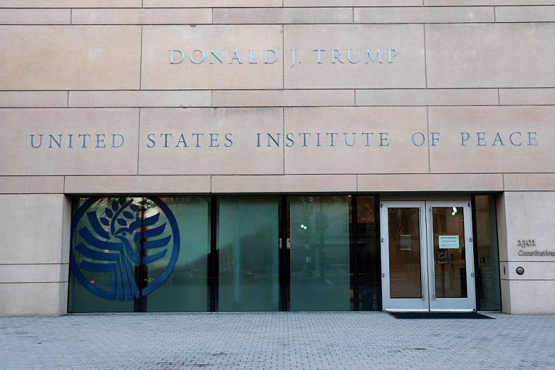 U.S. Institute of Peace to be renamed after President Trump: ‘Greatest dealmaker in our nation’s history’