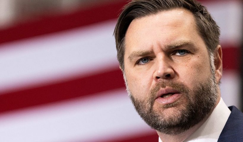 US Vice President JD Vance delivers remarks on the economy at Uline in Alburtis, near Allentown, Pennsylvania, on December 16, 2025. (Photo by Ryan Collerd / AFP via Getty Images)