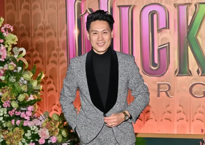 Director Jon M. Chu attends the premiere of “Wicked: For Good” at Lincoln Center, Monday, Nov. 17, 2025, in New York. (Photo by Evan Agostini/Invision/AP)