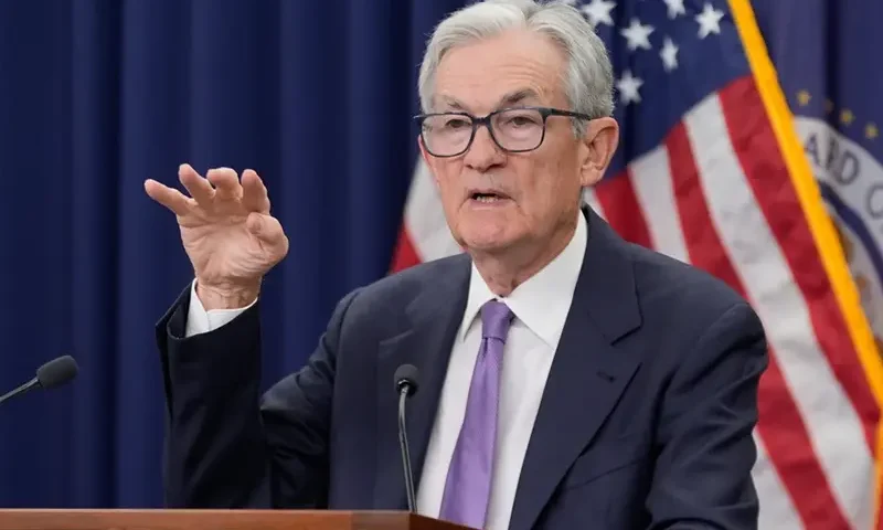 Federal Reserve Chairman Jerome Powell speaks at a news conference after the Federal Open Market Committee meeting Oct. 29, 2025, at the Federal Reserve Board Building in Washington. (AP Photo/Manuel Balce Ceneta, File)