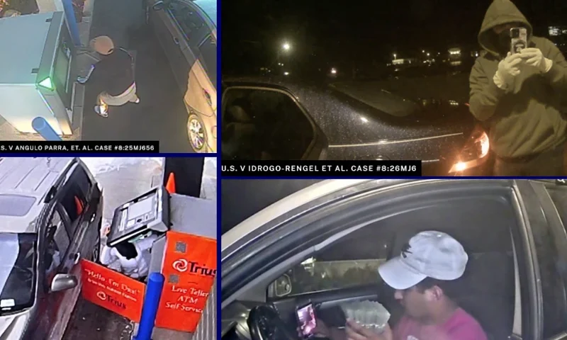 ‘ATM Jackpotting’ scheme - photos provided by: U.S. Department of Justice