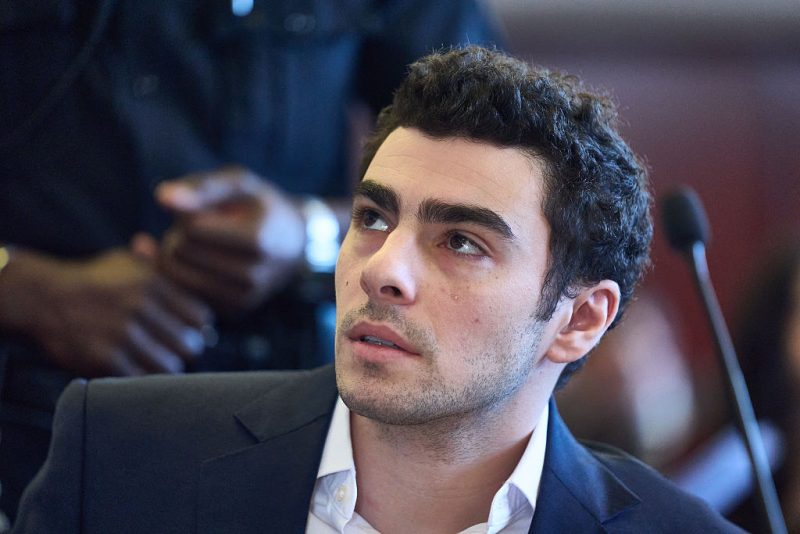 Luigi Mangione appears in Manhattan Supreme Court during an evidence suppression hearing in the murder case of United Healthcare CEO Brian Thompson, in New York, on December 18, 2025. (Photo by Curtis Means / POOL / AFP via Getty Images)