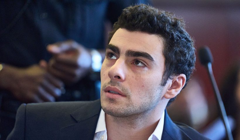 Luigi Mangione appears in Manhattan Supreme Court during an evidence suppression hearing in the murder case of United Healthcare CEO Brian Thompson, in New York, on December 18, 2025. (Photo by Curtis Means / POOL / AFP via Getty Images)