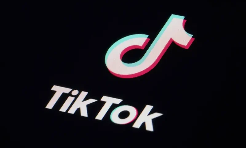 The icon for the TikTok video sharing app is seen on a smartphone in Marple Township, Pa., Feb. 28, 2023. (AP Photo/Matt Slocum, File)