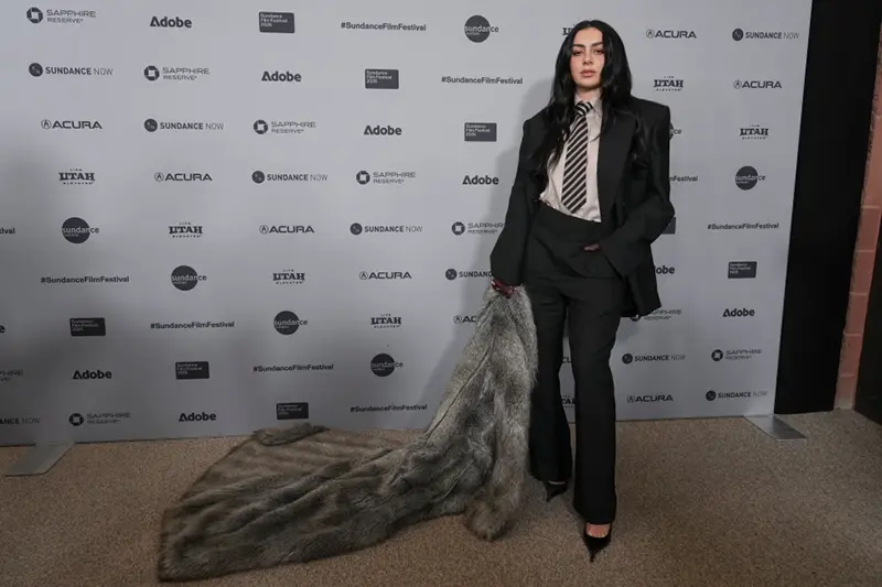 Charli xcx attends the premiere of “The Moment” during the Sundance Film Festival on Friday, Jan. 23, 2026, at Eccles Center in Park City, Utah. (AP Photo/Chris Pizzello)