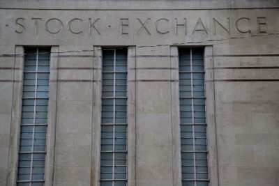 FILE PHOTO: The facade of the original Toronto Stock Exchange building is seen in Toronto